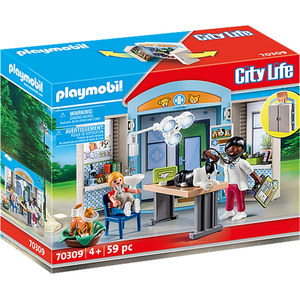 PLAYMOBIL, Spielbox "Beim Tierarzt", City Life, 70309