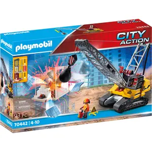 PLAYMOBIL City Action 70442 Seilbagger mit Bauteil