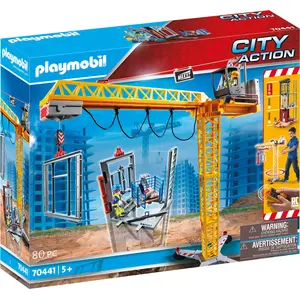 PLAYMOBIL City Action 70441 RC-Baukran mit Bauteil