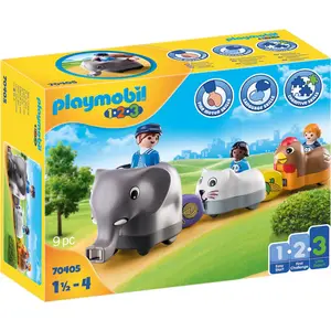 PLAYMOBIL 1.2.3. 70405 Mein Schiebetierzug