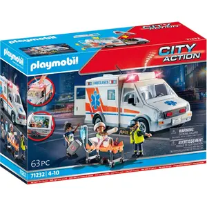 PLAYMOBIL Ambulance, Fahrzeug, 4 Jahr(e), AAA, Mehrfarbig