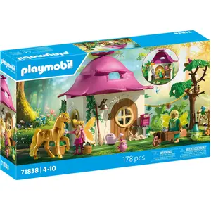 Playmobil Konstruktionsspiel: Feenhaus Mit Goldenem Einhorn