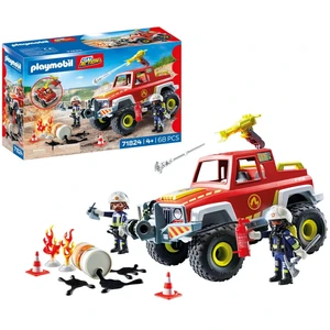 Feuerwehrspielzeug mit brennendem Kanister Playmobil 18,7x9,3x28,4 cm günstig