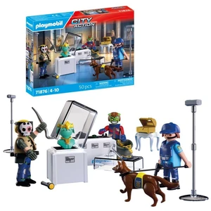 Spielsimulation Museumseinbruch Festnahme Playmobil TU