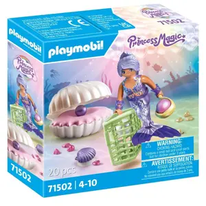 Computerspiel Sirene + Muschel und Perle Playmobil 14,2x4,1x14,2 cm