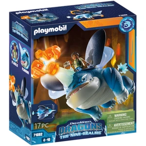PLAYMOBIL Dragons 71082 Dragons: The Nine Realms - Plowhorn & D'Angelo