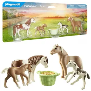PLAYMOBIL Country 2 Island Ponys mit Fohlen, 4 Jahr(e), Mehrfarbig, Kunststoff