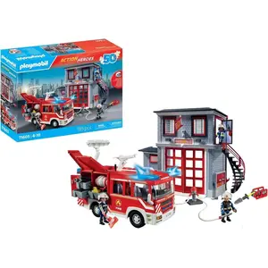 PLAYMOBIL Action Feuerwehr-Megaset, Feuerwache, 4 Jahr(e), Mehrfarbig,...