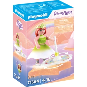 PLAYMOBIL Princess Magic 71364 Himmlischer Regenbogenkreisel mit Prinz...