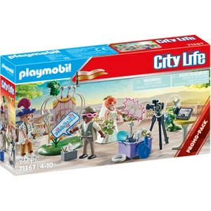 PLAYMOBIL City Life 71367 Hochzeits Fotobox