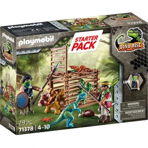 PLAYMOBIL Dino Rise 71378 Starter Pack Befreiung des Triceratops