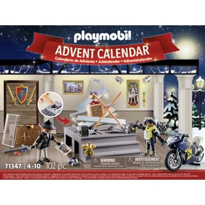 PLAYMOBIL Christmas 71347 Adventskalender Polizei Museumsdiebstahl günstig
