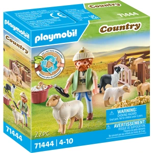 PLAYMOBIL Country 71444 Junger Schäfer mit Schafen