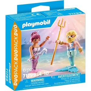 PLAYMOBIL Meerjungfrau und Meermann, 4 Jahr(e), Mehrfarbig, Kunststoff