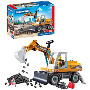 Bagger-Dumper-Spielzeug mit Arbeiter Playmobil 28,4x15,5x38,5 cm