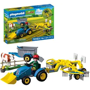 PLAYMOBIL Kleiner Traktor mit Heuschwader