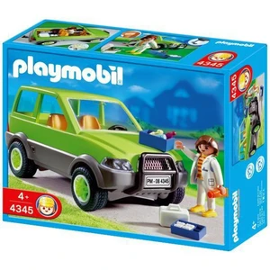 PLAYMOBIL Vet with Car, Kunststoff, Multi