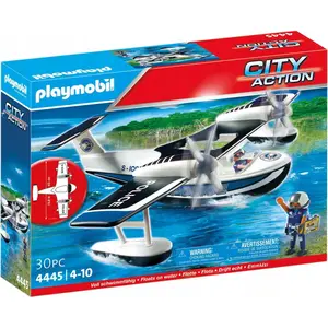 PLAYMOBIL City Action 4445 Tragflächenboot Polizeiflugzeug