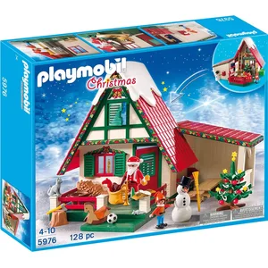 PLAYMOBIL Zuhause beim Weihnachtsmann, Haus, 4 Jahr(e), Mehrfarbig, Ku...