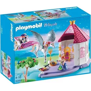 PLAYMOBIL 5052 Princess - Pegasus mit Streitwagen und Pfau