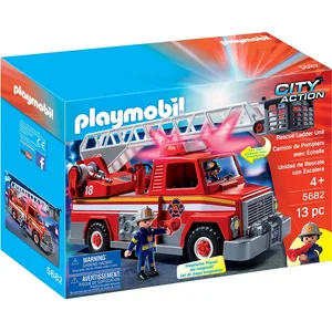 PLAYMOBIL City Action Rescue Ladder Unit, Fahrzeug-Set, Fire Engine, 4...