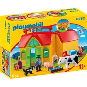PLAYMOBIL 1.2.3. 6962 Mein Mitnehm-Bauernhof günstig