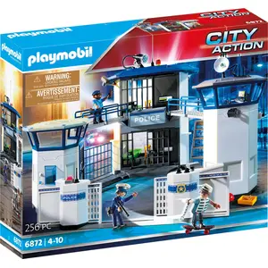 PLAYMOBIL City Action 6872 Polizei-Kommandozentrale mit Gefängnis