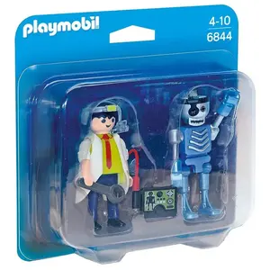 PLAYMOBIL City Action Duo Pack Professor und Roboter, 4 Jahr(e), Mehrf...