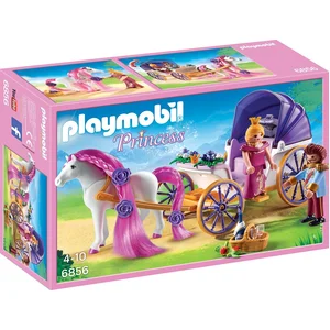 PLAYMOBIL Princess Königspaar mit Pferdekutsche 6856
