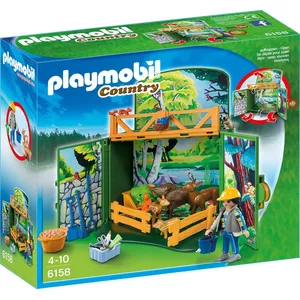 PLAYMOBIL Country 6158, Tier, My Secret Forest Animals Play Box, 4 Jah...