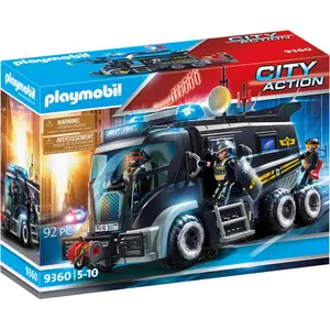 PLAYMOBIL City Action 9360 SEK-Truck mit Licht und Sound