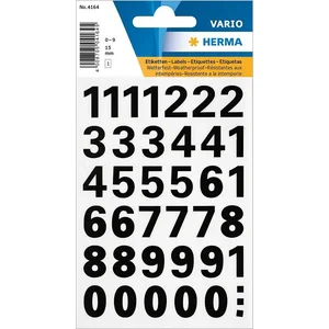 HERMA Aufkleber HERMA Zahlen-Sticker 0-9, Folie schwarz, Höhe: 15 mm 4... günstig