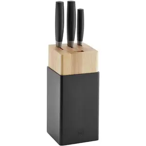 Zwilling Messerblockset, 4-tlg Schwarz Schwarz (54532-004-0), Messerblock, Beige, Schwarz
