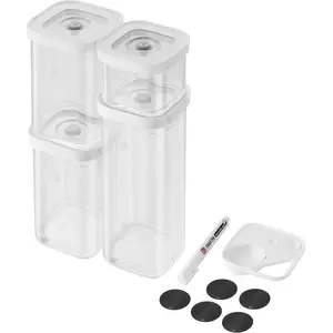 ZWILLING 1025971, Container, Rechteckig, 2,445 l, Transparent, Weiß, Kunststoff, -10 - 90 °C