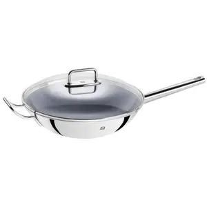 ZWILLING Plus Wok 32 cm aus 18/10 Edelstahl mit antihaftbeschichteter ...