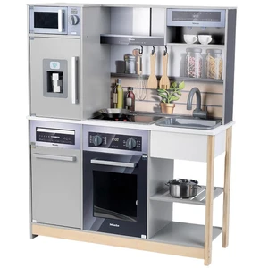 Klein Spielküche Miele Küche Family Holz, mit Licht- und Sound