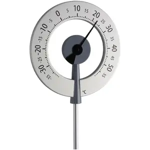 TFA Lollipop, Thermometer + Hygrometer, Silber, Rot, Gelb