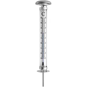 TFA Solino, Thermometer + Hygrometer, Transparent, Silber