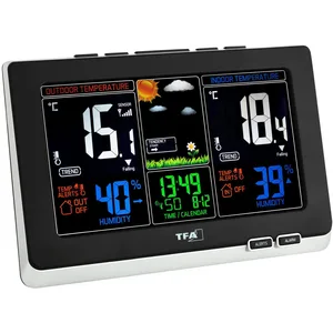 TFA® SPRING 35.1129.01 Wetterstation schwarz
