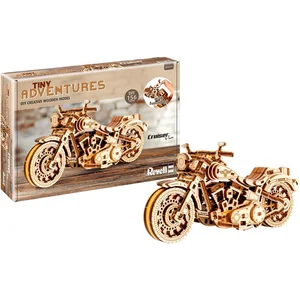 Revell® Modellbausatz Revell Tiny Adventures, Cruiser V-Twin, Motorrad-Bausatz aus Holz, Maßstab 1:13, Made in Europe günstig