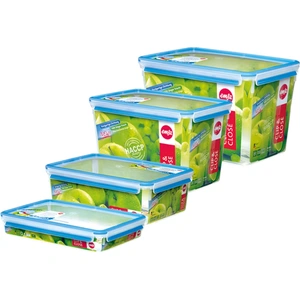 EMSA CLIP & CLOSE Lebensmittelaufbewahrung, Box, Rechteckig, Transpare...