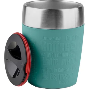 Emsa Thermobecher Travel Cup, 1-tlg., Edelstahl, Silikon, 0,2 Liter, E...