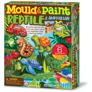 4m Formen Und Bemalen: Reptilien Und Amphibien