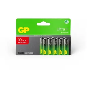 GP Batteries GP Ultra Plus Alkaline AA Battery, 15AUP/LR6, 10-pack (10 Stk., AA), Batterien + Akkus günstig