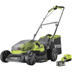 Ryobi RY18LMX37A-150, Schubrasenmäher, 700 m², 37 cm, 2,5 cm, 7 cm, 4 ...
