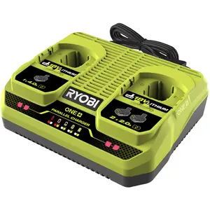 RYOBI Ladegerät 18V, 2 Anschlüsse