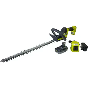 RYOBI RY18HT50A-120 Akku Heckenschere 18 V ONE+ 50 cm ( 5133005378 ) +...
