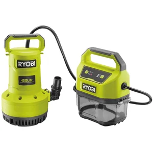 RYOBI - 18V Saugpumpe - 4.200 l/h - Max. Eintauchtiefe 5 m - Schutzart...