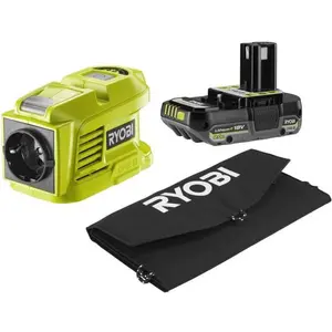 Reise-Set   RYOBI   21-W-Solarpanel + Transformator/Ladegerät RY18BI15... günstig