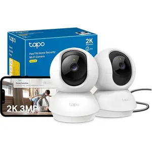 Sicherheits-WiFi-Kamera TP-Link Tapo C210P2, 360°, Schwenk- und Neigefunktion - 2 Stück